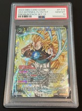 2023 DBS CARD GAME PREMIUM PACK 13 #P-519 SS3 GOTENKS FLYING FISTS PSA 10 POP 39 picture