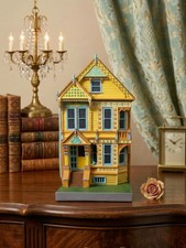 Vintage Geo Z Lefton Victorian Queens KATHERINE Mini House Building #10530 Boxed picture