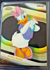 2025 Topps Chrome Disney #40 Daisy Duck Black Refractor 08/10 picture