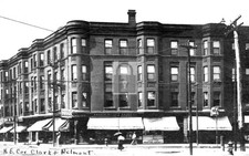 1910 Street View Drug Store Clark & Belmont Chicago Illinois IL - Reprint picture