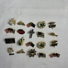 Lot Of 20 Piece Mixed Vintage And Modern Enamel Lapel Pins Lot 6 picture