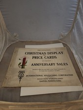 1928 Christmas Trade Catalog of Store Display Items International Adv Easton PA picture