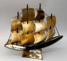 VTG 5 Mast Collectible Sailing Ship 8 1/2