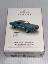 2018 Hallmark 1968 FORD MUSTANG  50th Anniversary  LIMITED EDITION  Ornament AE picture
