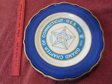 Vintage Grand Chapter of Connecticut OES 1974 Fraternal Dish Plate Centennial picture
