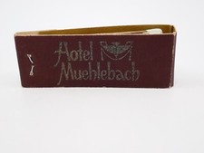 Vintage the Coffeehouse Matchbook Hotel Muehlebach unstruck Universal match picture