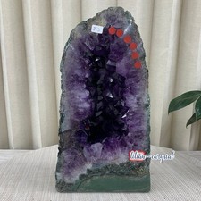18.2LB Natural Amethyst Cathedral English Cluster Crystal Specimen Healing picture