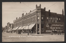 US 1910 Boone Iowa 11Th & Story Street Scene Real Photo Postcard Rppc picture