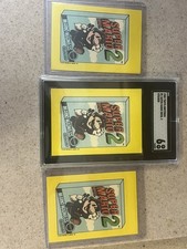 1989 Topps Nintendo Super Mario #1 3 Card Lot one graded sgc 6 case damage  picture