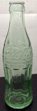 Vintage 1954 Christmas Coca Cola Bottle Peoria ILL 6oz Green Glass Pt 1923:  7A2 picture