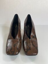 Dries Van Noten Python Print Shoes Size 38 picture