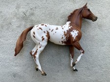Breyer BreyerFest Horse #10774 Birka & Ribe Chestnut Appaloosa Lonesome Glory picture