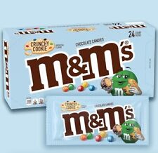 M&M'S Crunchy Cookie Milk Chocolate Candy, Singles Size, 1.35 Ounces, 24-Count picture