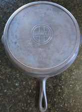 Griswold #14 Cast Iron Skillet Large Block Logo 718 Erie PA., U.S.A  picture