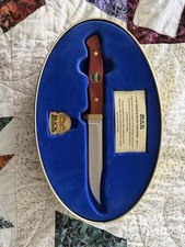 Buck 727 Battling Bucks Knife 2003 Collectible Tin Set WSP 264 New Sealed picture