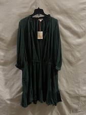Women's Plus Size Long Sleeve Folkloric A-line Dress - Knox Rose Green 3X picture