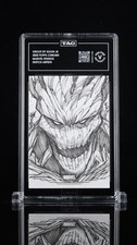 Topps Chrome 1/1 Groot Art Sketch 2025 Marvel Studios Elson Jr TAG Authenticated picture