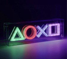 PlayStation Paladone Color Icons - LED Neon Light Try Me (Brand NEW) picture