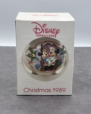 Vintage 1989 Disney  Mickey Mouse Merry Mickey Claus Christmas Ornament  1989 picture