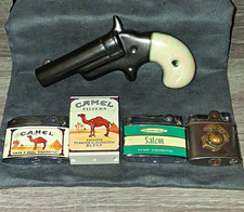 Vintage Lighter & Novelty Lot - 2x Camel, Menthol Salem, USMC, Ceramic Pistol picture