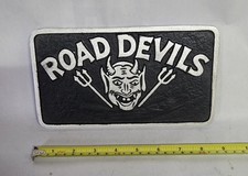 Vintage Cast Aluminum Road Devels  Car Club Plaque Collectable picture