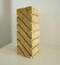 Vintage Fratelli Mannelli for Raymor travertine candleholder 1970s picture