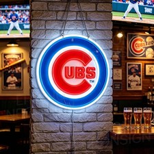 US STOCK Chicago Cubs LED Neon Sign 16