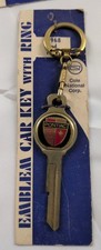 Vintage Pontiac Crest Logo Key Blank NOS Original Cole National Card 1968 & 1972 picture