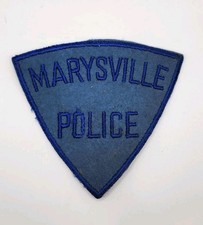 VINTAGE MARYVILLE OHIO POLICE SHOULDER PATCH OBSOLETE RARE picture