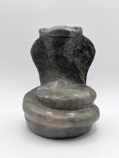 Jade Cobra Snake Carving  XL 5.5