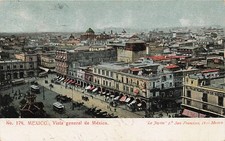 Postcard Mexico: Vista General, Mexico City UDB Posted 1908 picture