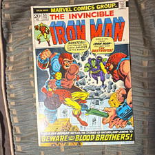 Invincible Iron Man #55 (1973) 1st app of Thanos and Drak VF picture