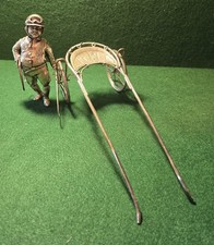 Rare Vintage Sterling Silver Harness Racing Jockey Figurine and Cart picture