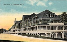 G79/ Charlevoix Michigan Postcard c1915 Inn Hotel Building 3 picture