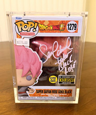 Funko Pop Animation Goku Black #1279 GITD EE Exclusive Autographed PSA picture