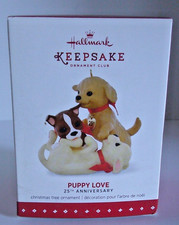 HALLMARK Keepsake - PUPPY LOVE - 25th Anniversary - 2015 - BRAND NEW picture