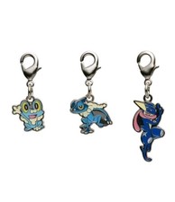 Pokemon Center Key Chain Charms Froakie Frogadier Greninja Pokemon Center  picture
