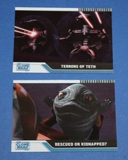 2008 Topps Star Wars Clone Wars Foil Parallels - #60 (138/205), #48 (147/205) picture