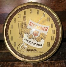 1950's Stegmaier Beer Gold Medal Beer Thermometer - WORKS picture