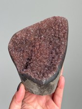 Rainbow Galaxy Amethyst Crystal Cluster Druzy Pink Red Geode Decor Uruguay 35 picture