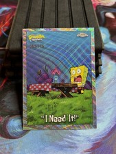 PACK FRESH Topps 2025 Chrome SpongeBob I Need It #89 Serial Numbered 063/175 picture