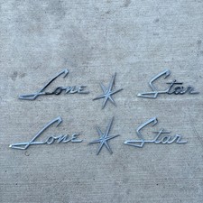 Lone Star Boat Emblems Decor Vintage 1960’s Set of 2 picture