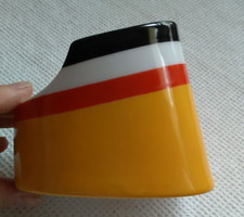 Mid-Century Modern Steamship Souvenir Ashtray Hapag-Lloyd Ship's Funnel 1970 picture