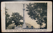 Vintage Postcard 1907-1915 Hudson Rvr, Battle Monument, West Point, New York NY picture