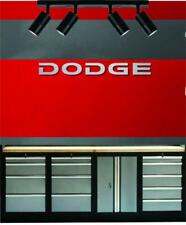 Dodge, Garage Sign, Brushed Aluminum Lettering, 4 Feet Wide picture