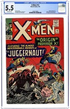Uncanny X-Men #12 CGC 5.5 1965 4780176004 1st app. Juggernaut picture