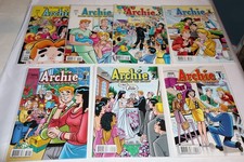 Complete Set Archie marries Veronica Betty set 600-606 1-7 2009 NM BOARDED HTF picture