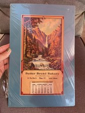 1938 antique Better Bread Bakery Turlock, CA CALENDAR art Advertising picture