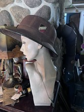 Antique WW2 Military Pith Hat Helmet 1st Version German Authentic  picture