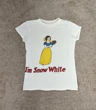 Vintage 80s Women’s Walt Disney Productions Snow White Cartoon T-Shirt Medium picture